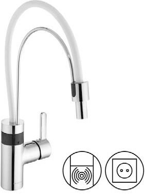 Kludi RAK KLUDI E-GO electronic and single-lever controlled sink mixer DN 10