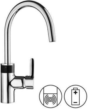 Kludi RAK KLUDI E-GO electronic and single-lever controlled sink mixer DN 10