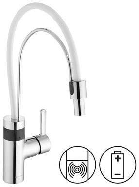 Kludi RAK KLUDI E-GO electronic and single-lever controlled sink mixer DN 10